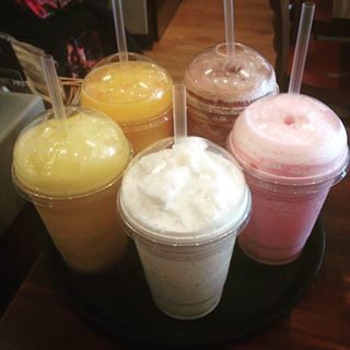 It’s easy to beat the heat when you grab one of these beauties! #milkshakes #freezers #summervibes #cooldown #iceicebaby #coffeeshop #supportlocal #sevenoaks #riverhead #kent